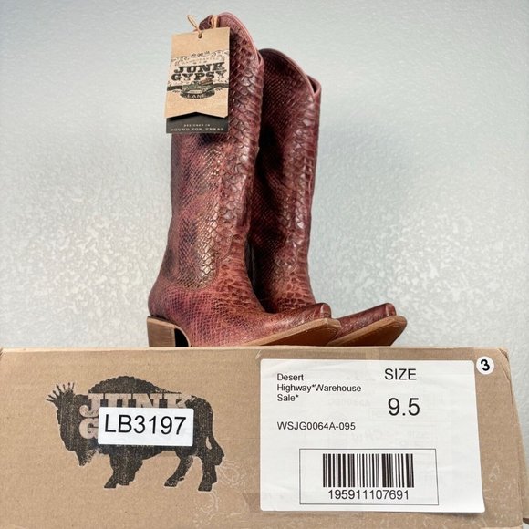 NEW Junk Gypsy Lane Desert Highway Pink Western Boots - Picture 10 of 10